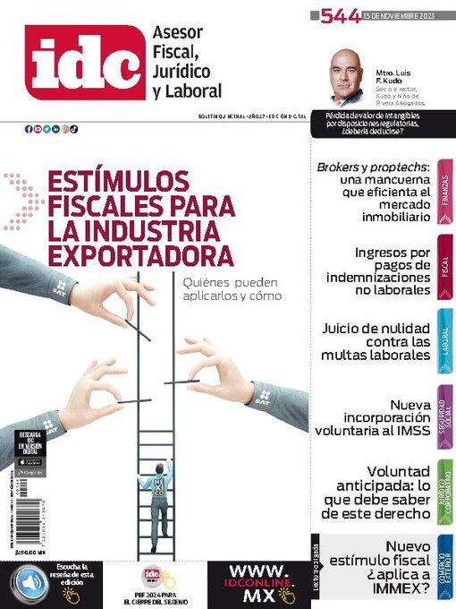 Title details for IDC Asesor Fiscal, Jurídico y Laboral by Información Dinámica de Consulta, S.A. de C.V. - Available